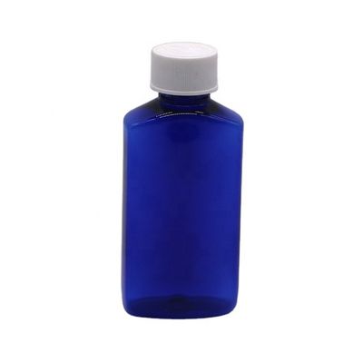 基礎材料 PET 120ML 方形 ステリル 咳シロップ 口腔液体ボトル 子どもの安全帽