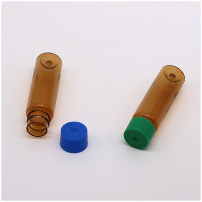 10ML 茶色のPET 口服用液体および安全蓋付き薬剤 食品用