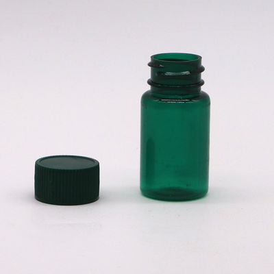 20ML/CC PET 透明プラスチック液体錠 オーダーメイドの色と丸い形状のキャップ