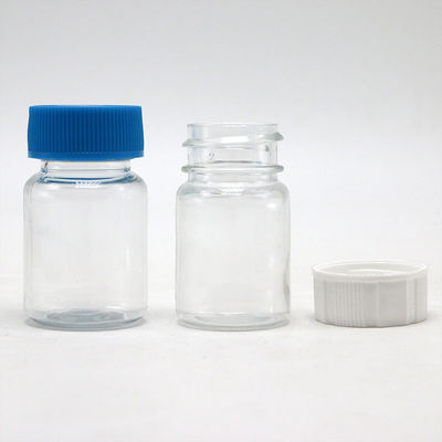 薬剤サプリメントの保管用 15ml 丸型 PET プラスチックボトル