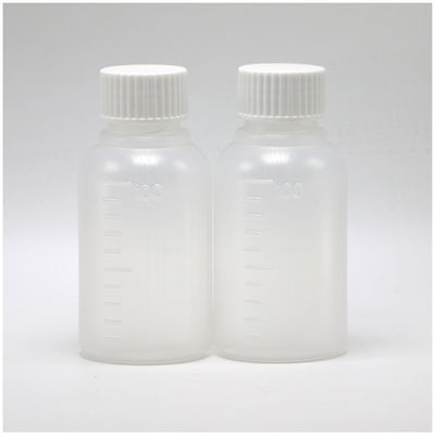 100ml PET アンバー/ブルー メイプル 咳シロップ 口服液体ボトル CRC キャップと熱シール
