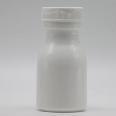 スクリューキャップシールタイプ 60mL ボウリング形 HDPE プラスチックのボトル サプリメントの保管