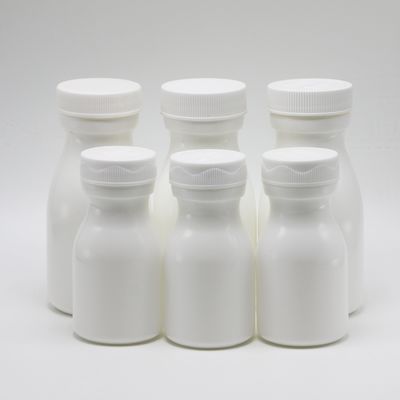 スクリューキャップシールタイプ 60mL ボウリング形 HDPE プラスチックのボトル サプリメントの保管