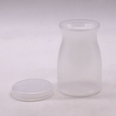 オーダーメイドロゴ 100ml PP丸いプーディングボトル 牛乳と高温に最適