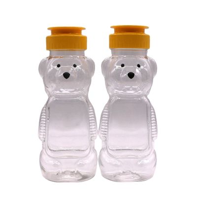 200ml PET Bear 食品用プラスチックミツバチ瓶とクリエイティブな学生用ポータブルボトル