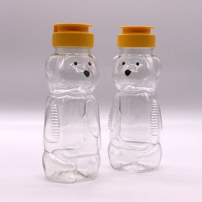 200ml PET Bear 食品用プラスチックミツバチ瓶とクリエイティブな学生用ポータブルボトル