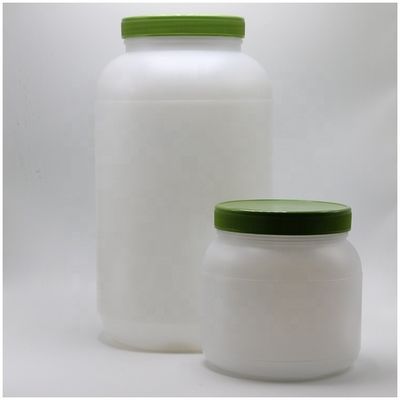 パン 1L / 4L 広口 HDPE タンパク質粉末 スクロールキャップとアルミニウム熱誘導ライナー付きの食品保管