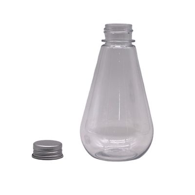 薬物の保管 パーソナライズされたロゴとアルミニウム蓋付きの250ml HDPE ユニークな形塑料液体ボトル