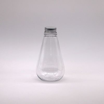 薬物の保管 パーソナライズされたロゴとアルミニウム蓋付きの250ml HDPE ユニークな形塑料液体ボトル