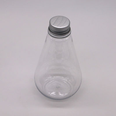 薬物の保管 パーソナライズされたロゴとアルミニウム蓋付きの250ml HDPE ユニークな形塑料液体ボトル