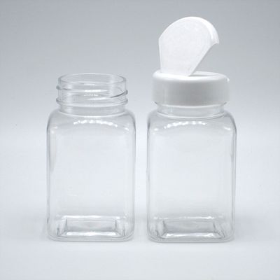 中国製薬会社によるカスタムカラー100ML PET四角透明瓶