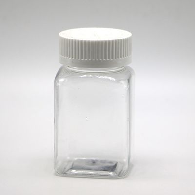 中国製薬会社によるカスタムカラー100ML PET四角透明瓶