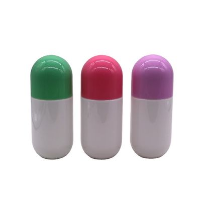 250ML/8OZ HDPE 2層 PET 明るいカプセル形 スクリューキャップ 医療 熱スタンプ OEM.ODM