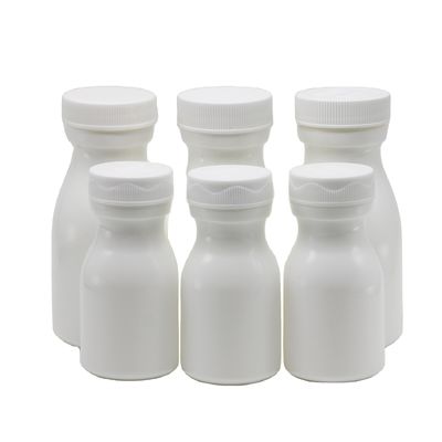 ホワイト 60ml HDPE プラスチックボトル 固体錠剤とカプセルを便利に保管する