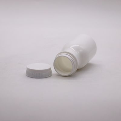 ホワイト 60ml HDPE プラスチックボトル 固体錠剤とカプセルを便利に保管する