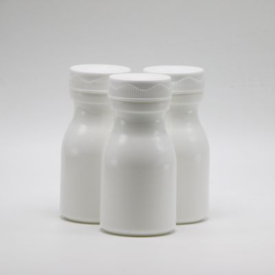 ホワイト 60ml HDPE プラスチックボトル 固体錠剤とカプセルを便利に保管する
