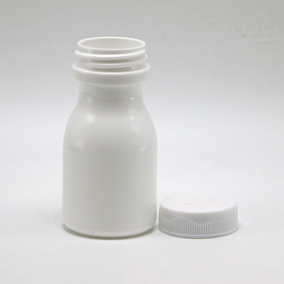 ホワイト 60ml HDPE プラスチックボトル 固体錠剤とカプセルを便利に保管する