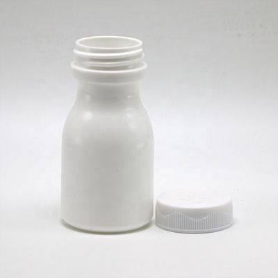 ホワイト 60ml HDPE プラスチックボトル 固体錠剤とカプセルを便利に保管する
