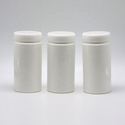 PEプラスチック 200ml 直筒形 アルミ蓋付き薬局用瓶