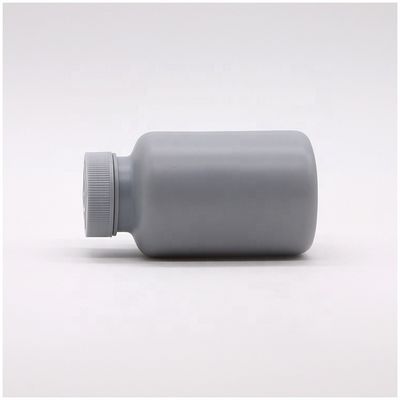 マット 200ml HDPE シルバーグレー プラスチックボトル 固体医薬品のカスタマイズ可能なパッケージ