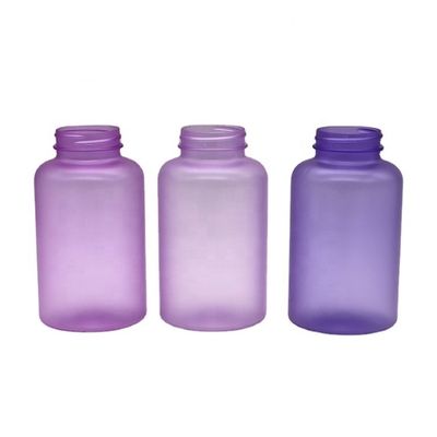 PETプラスチックタイプ 400ml 薬局用容器 カスタマイズされた色付きの錠剤カプセルボトル