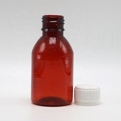 カスタマイズされたロゴ 製薬品種 100ml PET咳シロップ ボトル