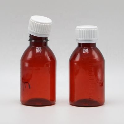 カスタマイズされたロゴ 製薬品種 100ml PET咳シロップ ボトル