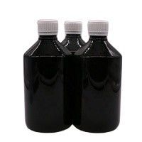 500ml/16.9oz PET プラスチックシロップ ボトル 液体サプリメント 蓋付き薬剤容器