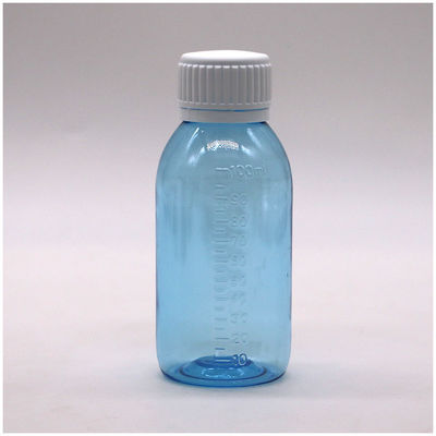 スクリューキャップ PET 100ML/60ML シロップベース材料のためのスケールボトル PET 改ざん防止キャップ
