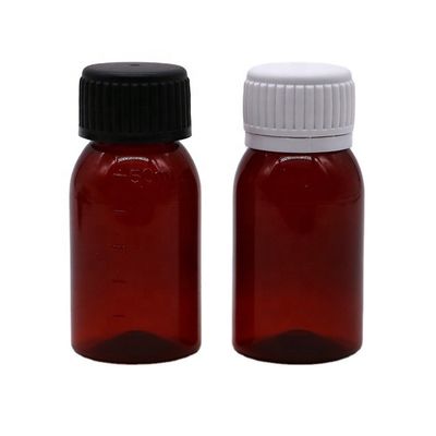 50ML PET咳シロップボトル オイル潤滑口腔液体保管