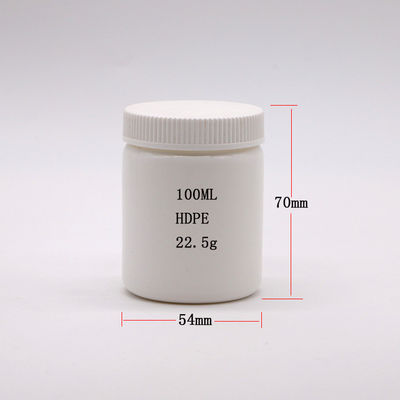 100ML PE コラー 丸い形 クリーム ボトル オイル グラス と カプセル プラスター 錠剤