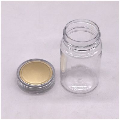 70ml PET 小透明ボトル PSカバー付きプラスチック製薬容器 OEMサービス
