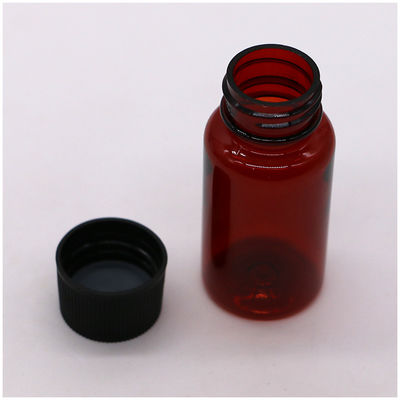 基礎材料 PET 1oz/25ml 医療産業用のカスタマイズされた口腔液体プラスチックボトル