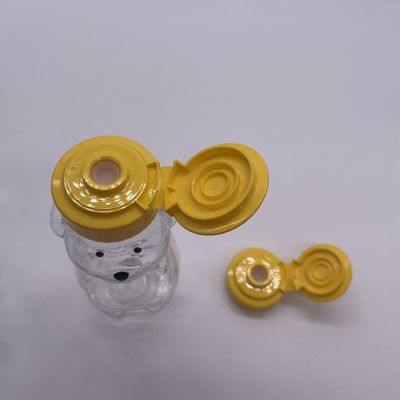 食品グレードの熊形200ml アルミスクリューキャップのプラスチック飲料ボトル