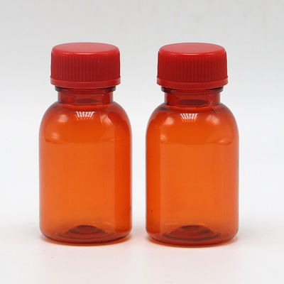 漏れ防止型PET液体薬瓶 蓋20ML/CC コラー素材 PET