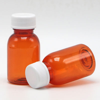 漏れ防止型PET液体薬瓶 蓋20ML/CC コラー素材 PET