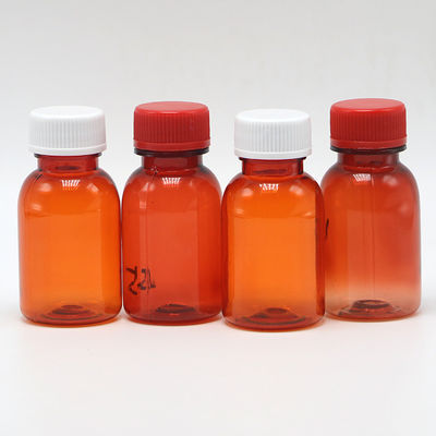 漏れ防止型PET液体薬瓶 蓋20ML/CC コラー素材 PET