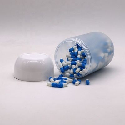 スクリューキャップ 550ML PP カプセル形ビスケットキャンディのためのプラスチック食品容器 カスタマイズされた色