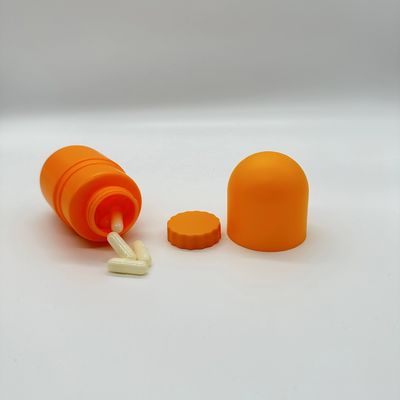 スクリーンプリント HDPE プラスチックのカプセルボトル カプセル錠剤サプリメント