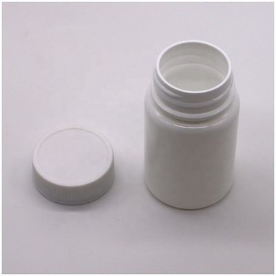 45ML 容量 HDPE プラスチックボトル 螺旋蓋とカスタムラベル印刷サービス