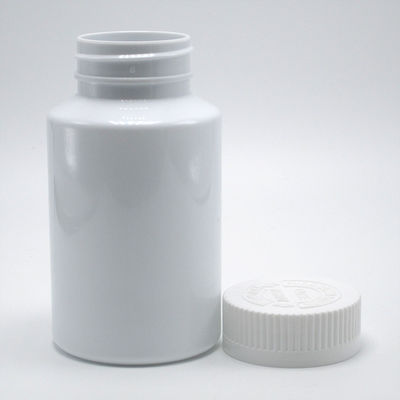 150ml PET 白色プラスチック製 薬瓶 錠剤サプリメント用 子供用 保護蓋付き