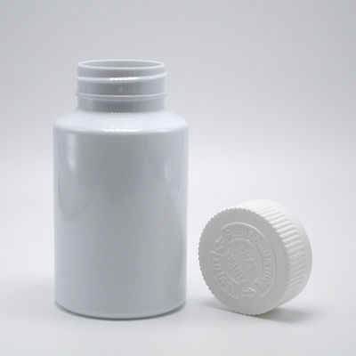 150ml PET 白色プラスチック製 薬瓶 錠剤サプリメント用 子供用 保護蓋付き