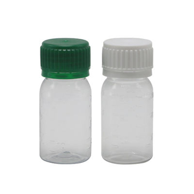 30ml PET ホワイト 口服用液体薬瓶 安全蓋とスクリーンプリント