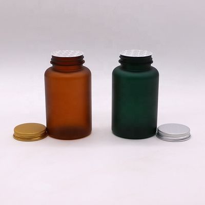 250ML パーソナライズ可能なPET 医療用プラスチックボトル 錠剤カプセル マット/フローズド色