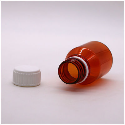50ml PET 空のポータブルプラスチック錠剤ボトル ホワイトスクリューキャップ付き 旅行錠剤包装ボトル