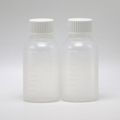 工業用薬 60ml/2oz HDPEシロップボトル 白/青 不透明 紫外線防止