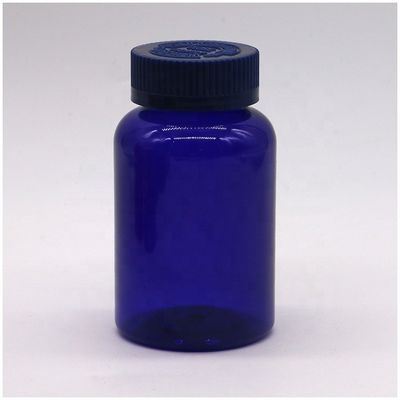 CRCスクリューフリップトップキャップ付きのPET空きプラスチックカプセル薬瓶 175ML/CC/6OZ