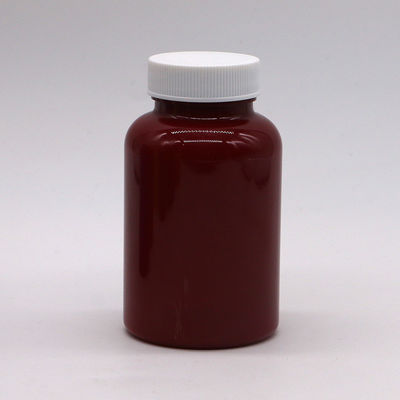 CRCスクリューフリップトップキャップ付きのPET空きプラスチックカプセル薬瓶 175ML/CC/6OZ
