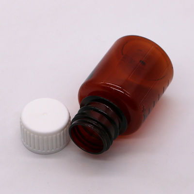 2OZ/60ml/cc PET ブラウン メディシン グレード スケール タバコオイル用液体包装ボトル