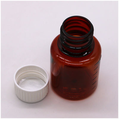 2OZ/60ml/cc PET ブラウン メディシン グレード スケール タバコオイル用液体包装ボトル